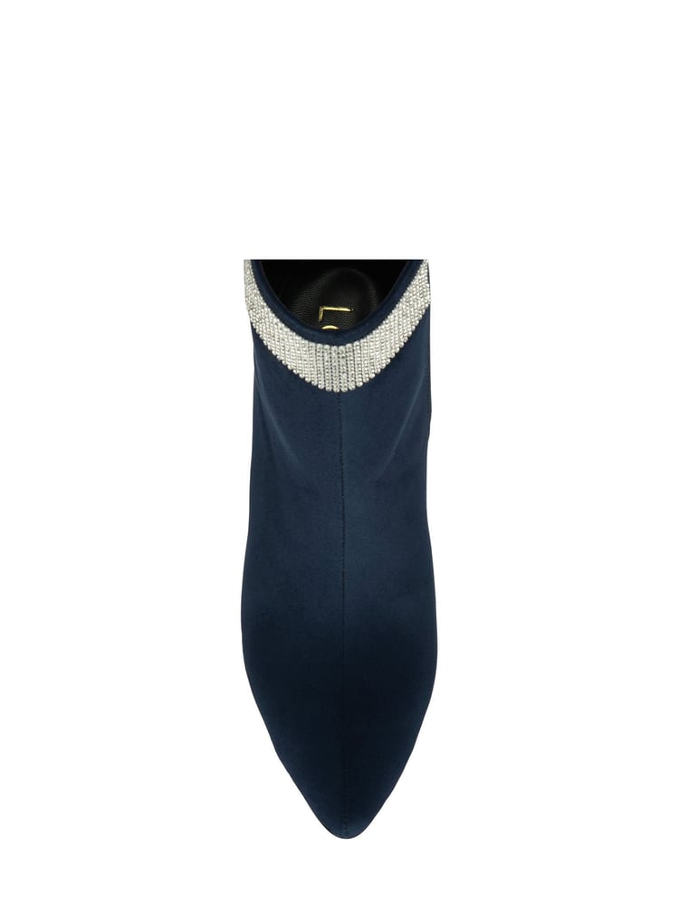 Lotus Navy Blue Stiletto-Heel Shoes Boots - Image 4 of 4
