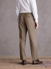 Stone Slim Fit Signature Wool Suit: Trousers - Image 3 of 9