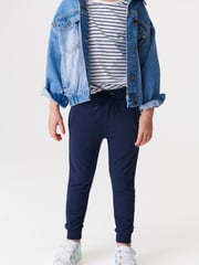 Navy Blue Skinny Fit Joggers (3-16yrs) - Image 1 of 6