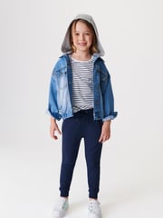 Navy Blue Skinny Fit Joggers (3-16yrs) - Image 2 of 6