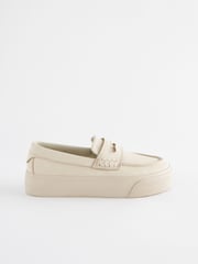 Cream Penny Loafers - Image 2 of 6