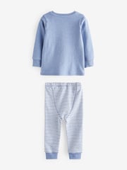 Light Blue Bear 3 Pack Snuggle Pyjamas (9mths-6yrs) - Image 6 of 11