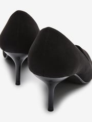 Black Regular/Wide Fit Forever Comfort® Asymmetric Kitten Court Shoes - Image 5 of 5