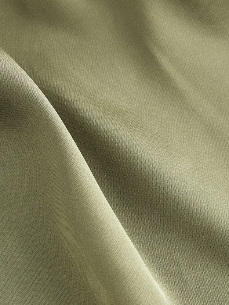 Green Satin One Shoulder Top - Image 6 of 6