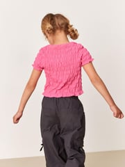 Pink Textured T-Shirt (3-16yrs) - Image 3 of 6