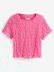 Pink Textured T-Shirt (3-16yrs) - Image 5 of 6
