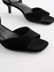 Black Forever Comfort® Low Heeled Sandals - Image 3 of 5