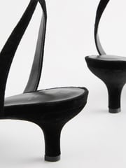 Black Forever Comfort® Low Heeled Sandals - Image 4 of 5