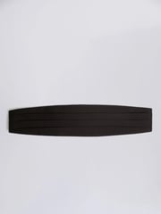 MOSS Black Silk Cummerbund - Image 2 of 3