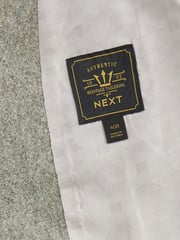 Green Nova Fides Italian Wool Blend Suit: Waistcoat - Image 7 of 8