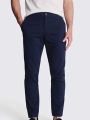 MOSS Blue Tailored Chino Trousers - Image 1 of 3