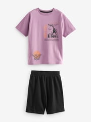 Green/Orange Short Pyjamas 3 Pack (3-16yrs) - Image 4 of 7