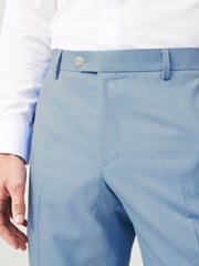 Light Blue Tailored Fit Motionflex Stretch Suit Trousers - Image 4 of 8