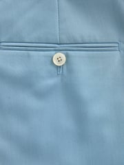 Light Blue Tailored Fit Motionflex Stretch Suit Trousers - Image 7 of 8