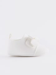 White Bow Baby Trainers (0-24mths) - Image 2 of 6