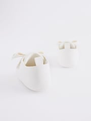 White Bow Baby Trainers (0-24mths) - Image 4 of 6