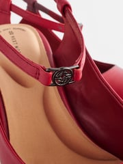 Red Regular/Wide Fit Forever Comfort® With Motionflex Hardware Point Toe Heels - Image 10 of 11