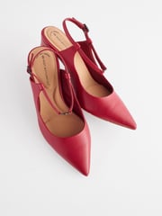 Red Regular/Wide Fit Forever Comfort® With Motionflex Hardware Point Toe Heels - Image 8 of 11