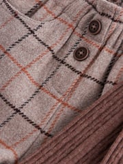 Brown Check Pull-on Shorts & Tights Set (3mths-7yrs) - Image 9 of 9