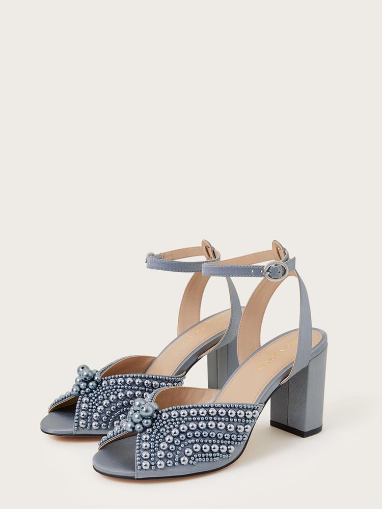 Monsoon Pearl Block Heeled Sandals - Image 1 of 3