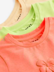 Green/Orange 3 Pack Bright Slogan Boxy T-Shirts (3-16yrs) - Image 10 of 10