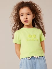 Green/Orange 3 Pack Bright Slogan Boxy T-Shirts (3-16yrs) - Image 3 of 10