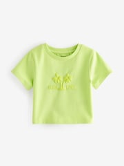 Green/Orange 3 Pack Bright Slogan Boxy T-Shirts (3-16yrs) - Image 8 of 10