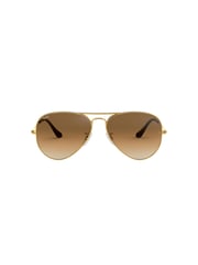 Ray-Ban Gold Aviator Large Metal Sunglasses - Image 12 of 12