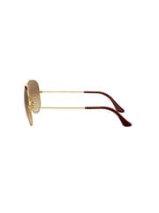 Ray-Ban Gold Aviator Large Metal Sunglasses - Image 9 of 12