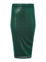 PixieGirl Petite Green Sequin Midi Skirt - Image 3 of 4