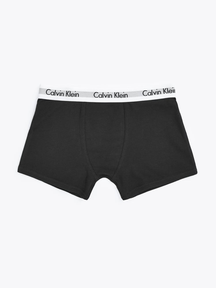Calvin Klein Black Boys Modern Cotton Trunks 2 Pack - Image 2 of 2