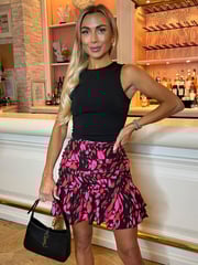 AX Paris 2-In-1 Ruched Mini Black Dress - Image 3 of 4