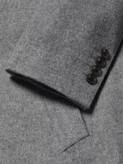 Charles Tyrwhitt Grey Pure Wool Overcoat - Image 5 of 6