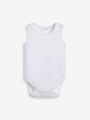 Blue 7 Pack Baby Vest Bodysuits - Image 3 of 8