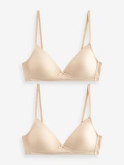 Vanilla Cream Trainer Bras 2 Pack - Image 1 of 4