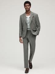 Green Relaxed Fit Motionflex Stretch Suit Trousers - Image 2 of 9