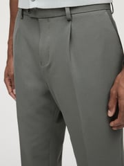 Green Relaxed Fit Motionflex Stretch Suit Trousers - Image 5 of 9
