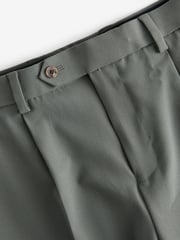 Green Relaxed Fit Motionflex Stretch Suit Trousers - Image 7 of 9