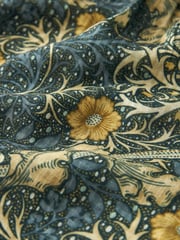 Morris & Co. Seaweed Green Pintuck Long Sleeve Mini Dress - Image 6 of 6
