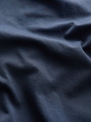 Navy Blue Smart Button Hem Trousers - Image 7 of 7