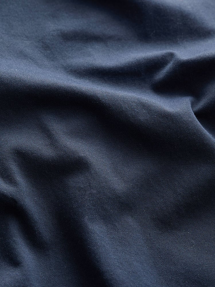 Navy Blue Smart Button Hem Trousers - Image 7 of 7
