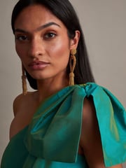 Monsoon Blue Bliss One-Shoulder Dress - Image 4 of 5