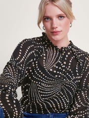 Monsoon Black Spot Dora Blouse - Image 3 of 5