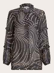 Monsoon Black Spot Dora Blouse - Image 5 of 5