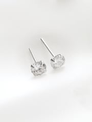 Sterling Silver Cubic Zirconia Stud Earrings - Image 1 of 1
