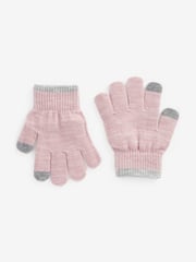 Pink 3 Pack Touch Tip Magic Gloves (3-16yrs) - Image 2 of 2