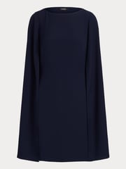Lauren Ralph Lauren Petra Cape Georgette Cocktail Mini Dress - Image 9 of 9