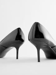 Black Forever Comfort® Asymmetric Bow Kitten Heels - Image 10 of 10