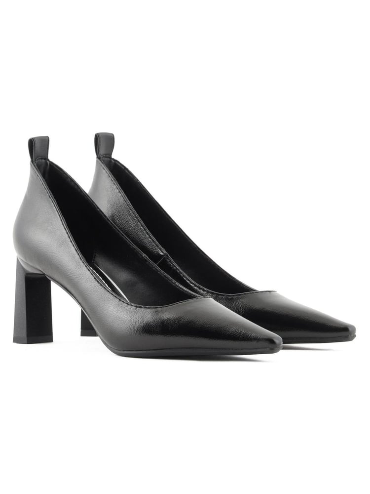 Armani Exchange Stiletto Black Shoes - Image 2 of 5 Armani Exchange Stiletto Black Shoes - Image 2 of 5