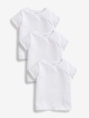 White 3 Pack T-Shirts (3-16yrs) - Image 1 of 4